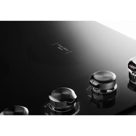 Kitchenaid® 30" Electric Cooktop with 5 Elements and Knob Controls KCES550HBL