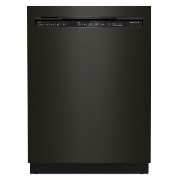 Kitchenaid® 39 dBA Dishwasher in PrintShield™ Finish with Third Level Utensil Rack KDFE204KBS