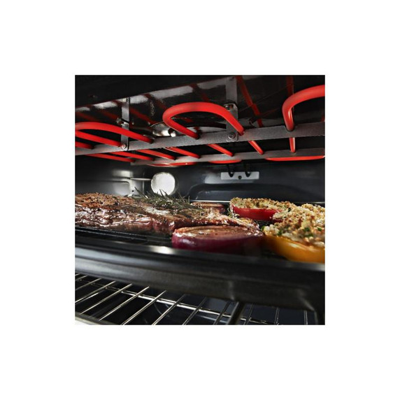 Kitchenaid® 30-Inch 5-Burner Gas Slide-In Convection Range KSGG700EBS Kitchenaid® 30-Inch 5-Burner Gas Slide-In Convection Range KSGG700EBS