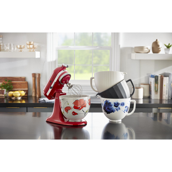 Kitchenaid® 5 Quart Tilt-Head Glass Bowl with Measurement Markings & Lid KSM5GB