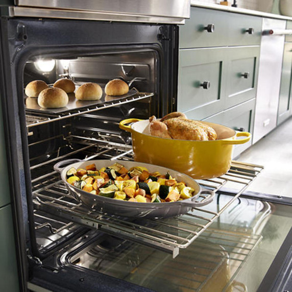 Kitchenaid® 30-Inch 4-Element Induction Slide-In Convection Range with Air Fry KSIS730PSS
