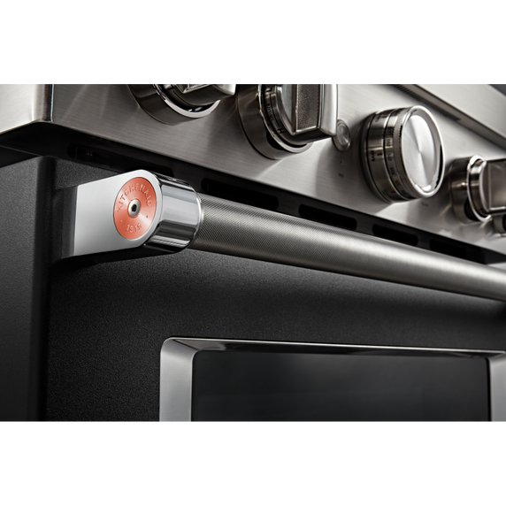 KitchenAid® 30'' Smart Commercial-Style Gas Range with 4 Burners KFGC500JBK