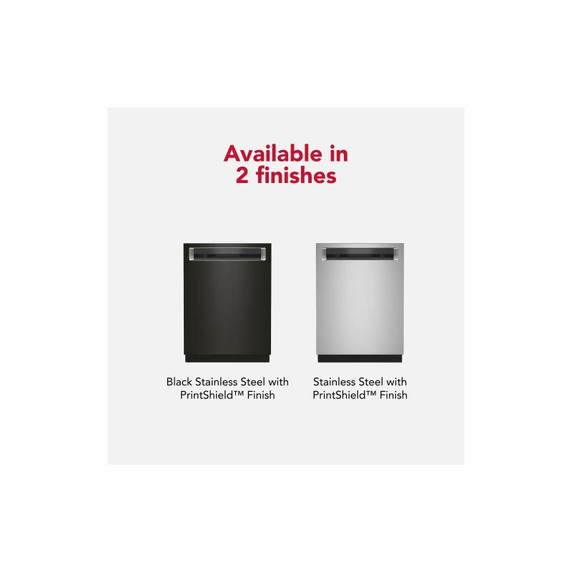 Kitchenaid® 44 dBA Dishwasher in PrintShield™ Finish with 360° Max Jets™ Third Rack KDPM604KPS Kitchenaid® 44 dBA Dishwasher in PrintShield™ Finish with 360° Max Jets™ Third Rack KDPM604KPS