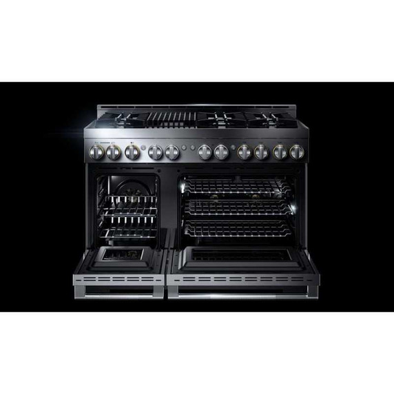 Jennair® 48" RISE™ Gas Professional-Style Range with Infrared Grill JGRP648HL