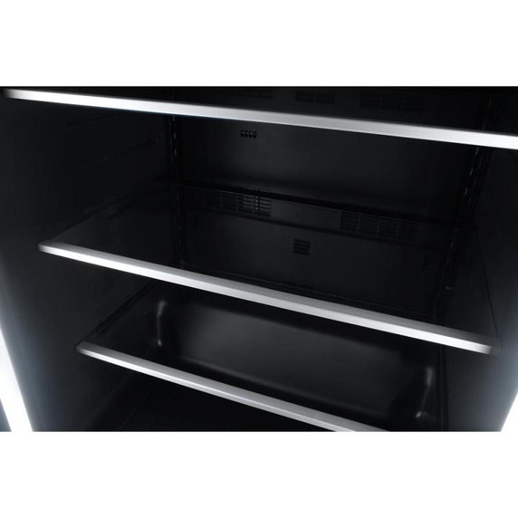 Jennair® NOIR™ 24" Under Counter Solid Door Refrigerator, Left Swing JURFL242HM