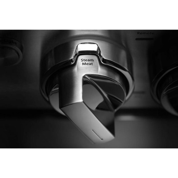 Jennair® RISE™ 48" Dual-Fuel Professional-Style Range with Chrome-Infused Griddle and Steam Assist JDSP548HL