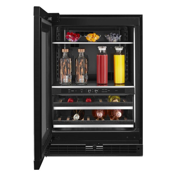Jennair® Panel-Ready 24" Built-In Undercounter Beverage Center, Left Swing JUBFL242HX