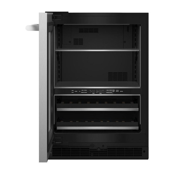 Jennair® RISE™ 24" Built-In Undercounter Beverage Center, Left Swing JUBFL242HL Jennair® RISE™ 24" Built-In Undercounter Beverage Center, Left Swing JUBFL242HL