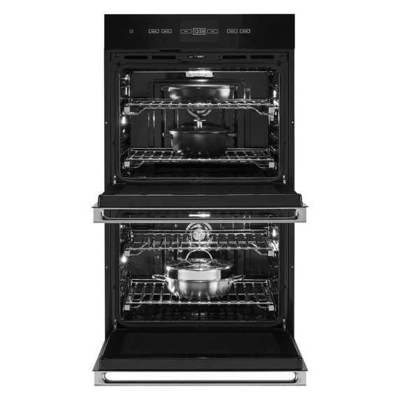 Jennair® NOIR™ 30" Double Wall Oven with V2™ Vertical Dual-Fan Convection System JJW3830LM