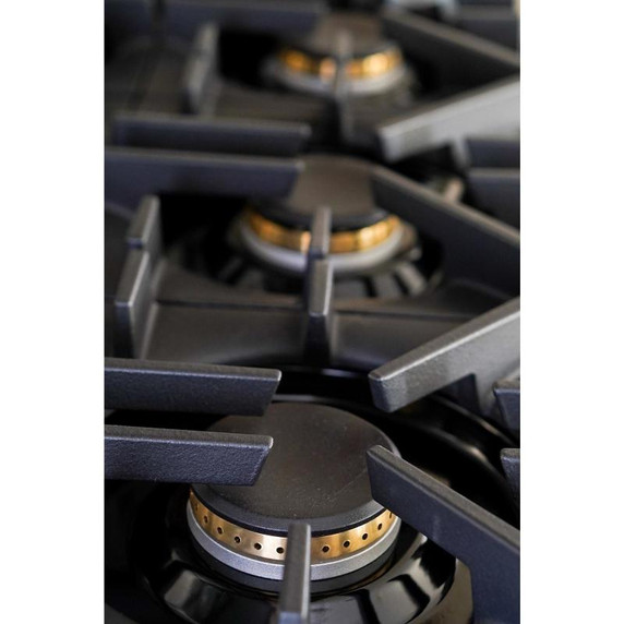 Jennair® 48" RISE™ Dual-Fuel Professional-Style Range with Chrome-Infused Griddle JDRP548HL Jennair® 48" RISE™ Dual-Fuel Professional-Style Range with Chrome-Infused Griddle JDRP548HL