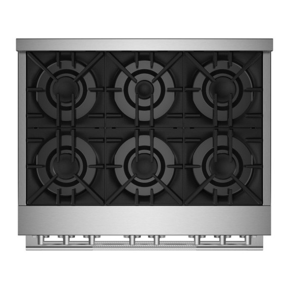 Jennair® 36" RISE™ Gas Professional-Style Range JGRP436HL