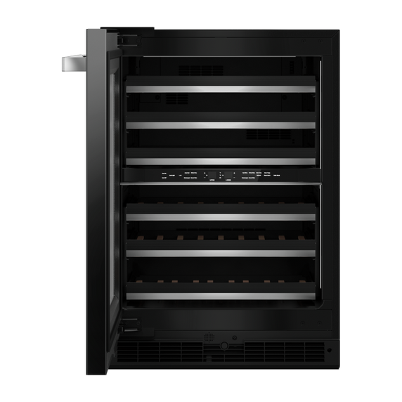 Jennair® NOIR™ 24 Built-In Undercounter Wine Cellar - Left Swing JUWFL242HM