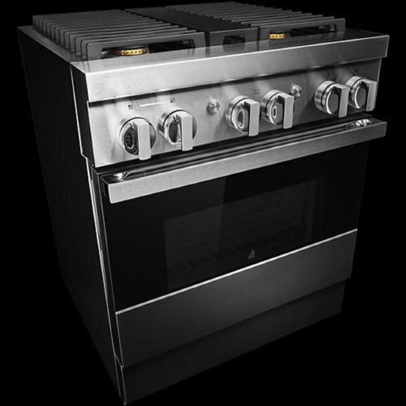Jennair® 30" NOIR™ Dual-Fuel Professional-Style Range JDRP430HM