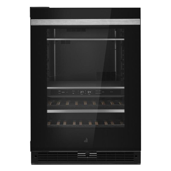 Jennair® NOIR™ 24" Built-In Undercounter Beverage Center - Left Swing JUBFL242HM