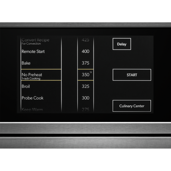 Jennair® NOIR™ 30 Single Wall Oven with V2™ Vertical Dual-Fan Convection JJW3430LM