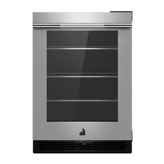 Jennair® RISE™ 24  Under Counter Glass Door Refrigerator, Right Swing JUGFR242HL