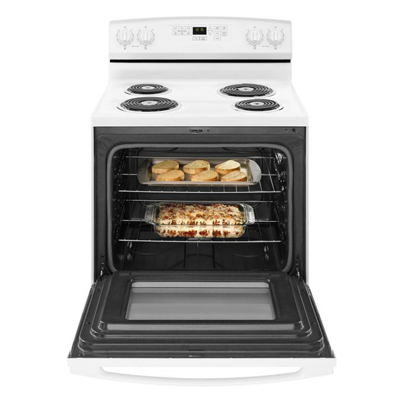 30-inch Amana® Electric Range with Self-Clean Option YACR4503SFW