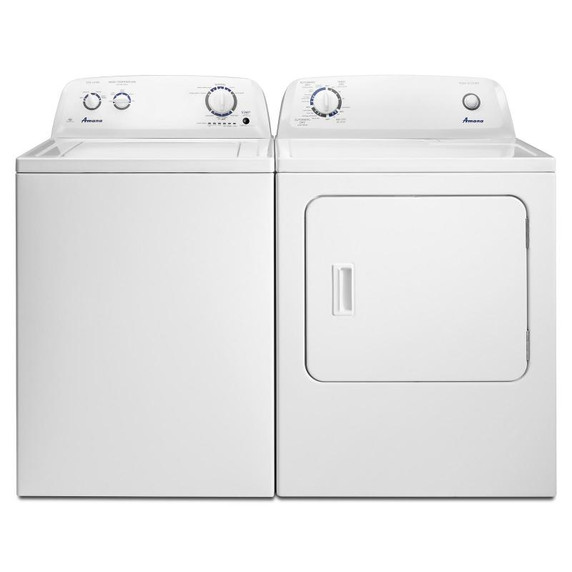 Amana® 6.5 cu. ft. Top-Load Gas Dryer with Automatic Dryness Control NGD4655EW Amana® 6.5 cu. ft. Top-Load Gas Dryer with Automatic Dryness Control NGD4655EW
