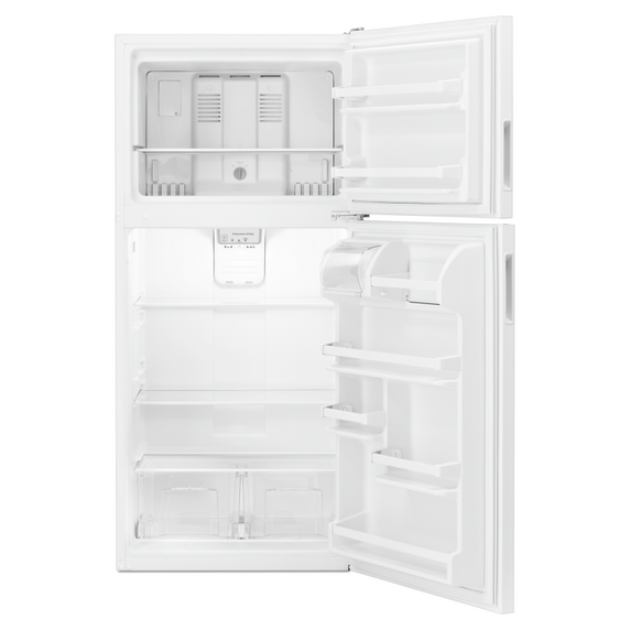 Amana® 30-inch Amana® Top-Freezer Refrigerator with Glass Shelves ART318FFDW