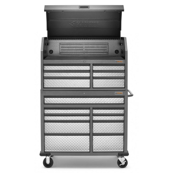 Gladiator® Premier 41 inch (104.1 cm) 15-drawer Mobile Tool Chest Combo GATC4115JG