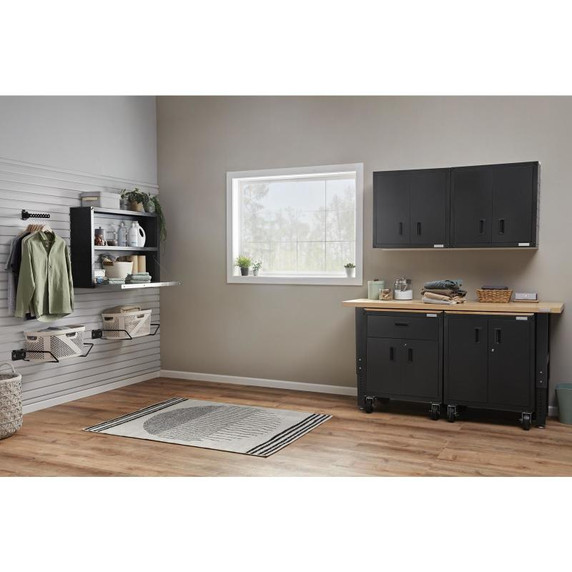 Gladiator® 6' (182.9 cm) Wide Adjustable Height Hardwood Workbench GAWB06HWEG