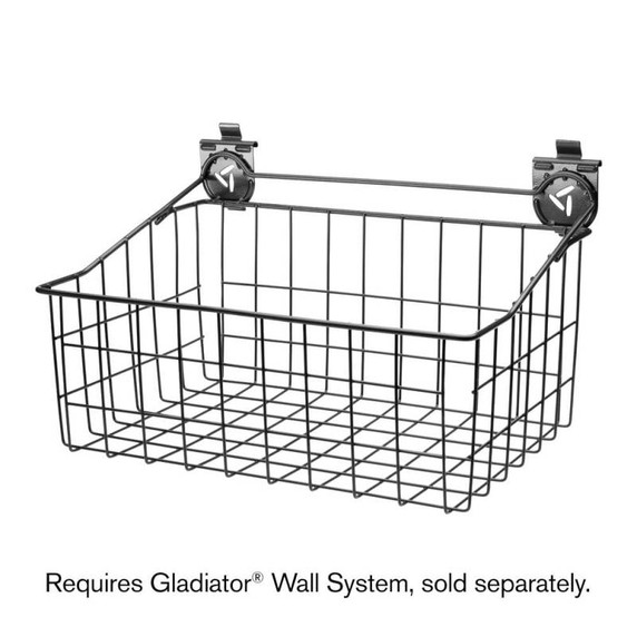 Gladiator® 18" (45.7 cm) Wire Basket GAWU18BKBH