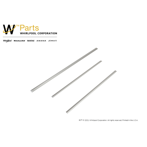 Slide-In Range Trim Kit, Stainless Steel W10675028