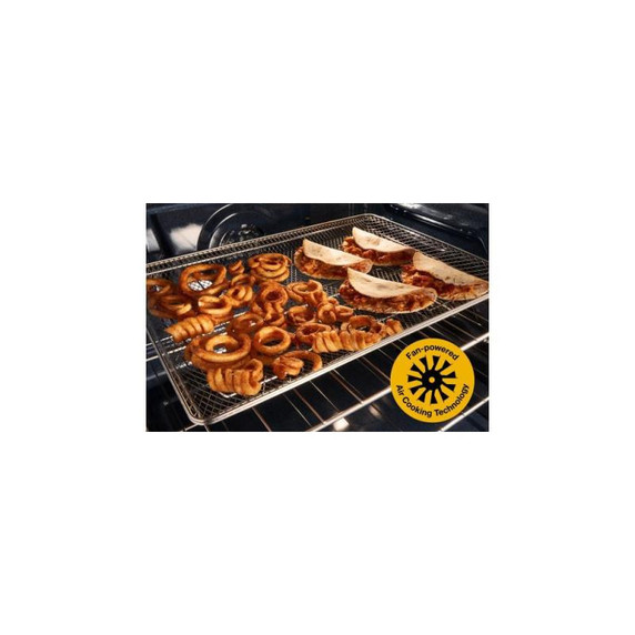 Whirlpool® 30-inch Gas Range with Air Fry and Air Baking, Self Cleaning, Rapid Preheat 5.0 CuFt Capacity WFGS5030RB