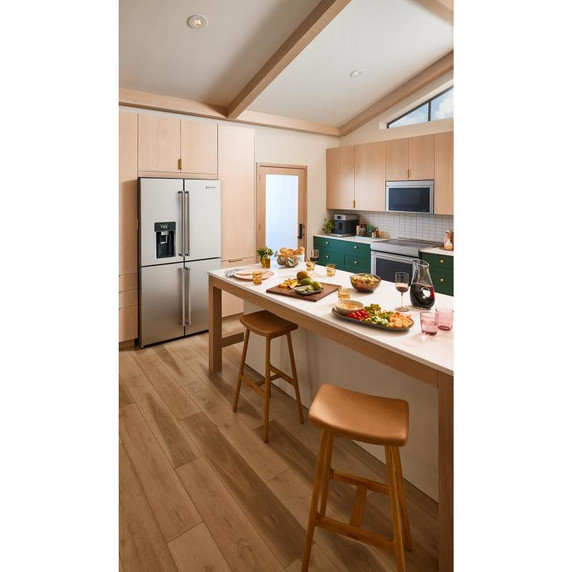 Kitchenaid® 36" Counter-Depth 19.4 Cu Ft 4-Door Refrigerator with Flexible Temperature Zone KRQC736RPS Kitchenaid® 36" Counter-Depth 19.4 Cu Ft 4-Door Refrigerator with Flexible Temperature Zone KRQC736RPS