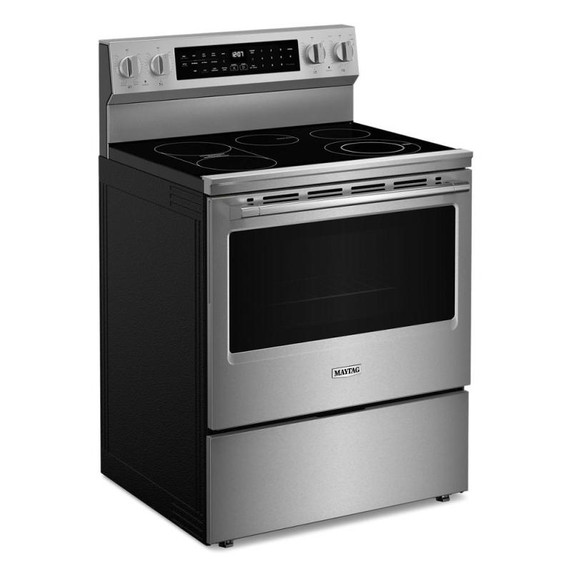 Maytag® 30-Inch True Convection Electric Range With Grill Mode - 5.3 Cu. Ft. YMFES8030RZ Maytag® 30-Inch True Convection Electric Range With Grill Mode - 5.3 Cu. Ft. YMFES8030RZ