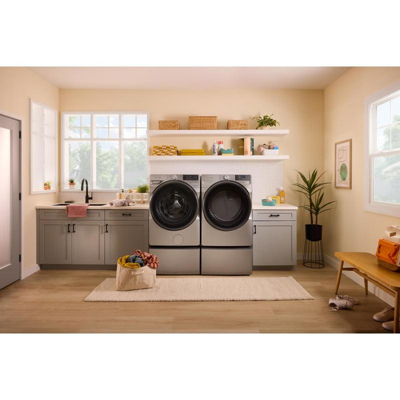 Whirlpool® 5.2 cu. ft. I.E.C. Smart Front Load ENERGY STAR® Certified Washer with FreshFlow™ Vent System WFW5720RR