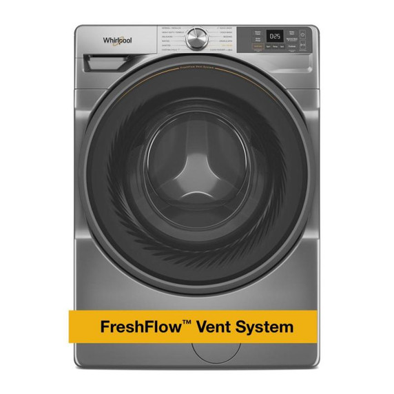 Whirlpool® 5.2 cu. ft. I.E.C. Smart Front Load ENERGY STAR® Certified Washer with FreshFlow™ Vent System WFW5720RR