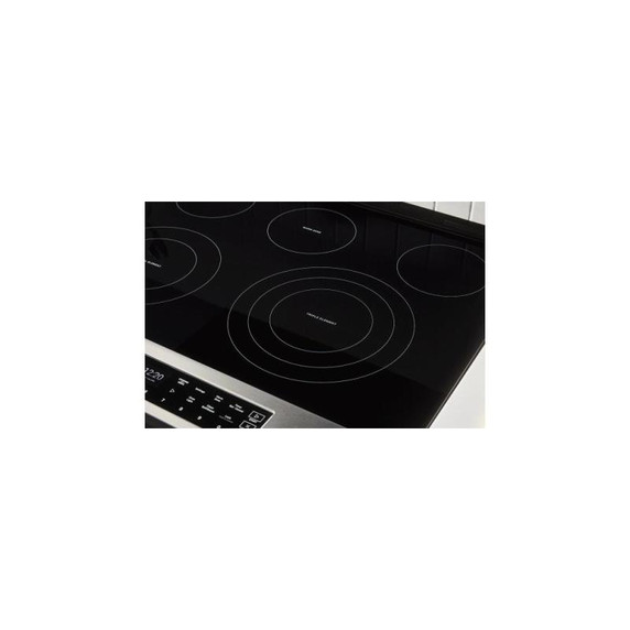Whirlpool® 30-inch Smart Slide in Electric Range with True Convection, No Preheat Air Fry, WipeClean™ Coating, Steam/Self Clean and High Speed Preheat YWSES7530RW
