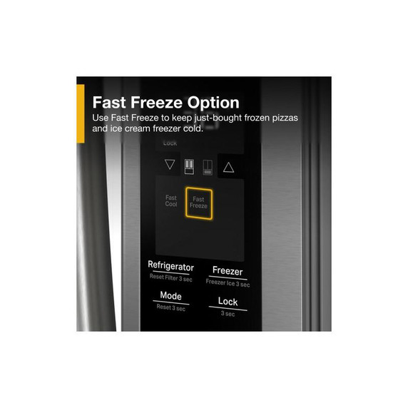 Whirlpool® 36-Inch French Door Refrigerator with Interior Water Dispenser - 31 cu. ft. WRFF3336SZ Whirlpool® 36-Inch French Door Refrigerator with Interior Water Dispenser - 31 cu. ft. WRFF3336SZ