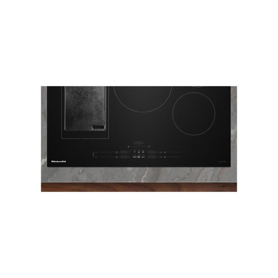 Kitchenaid® 30" Temp Cook™ Induction Cooktop with 5 Cooking Zones KCIT730SBL