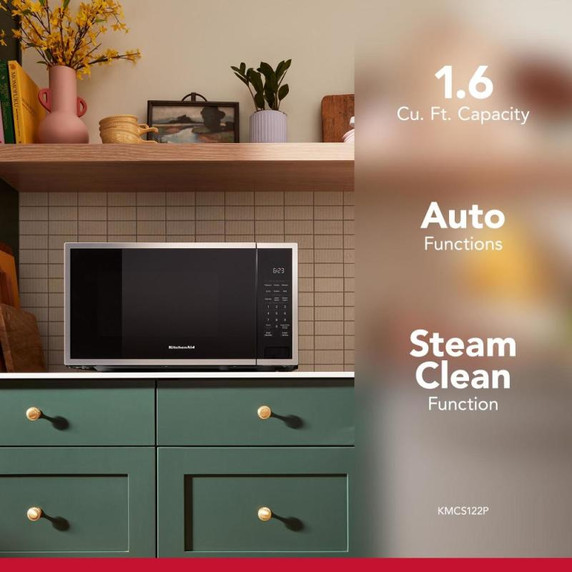 KitchenAid® 1.6 Cu. Ft. Countertop Microwave YKMCS122SSS