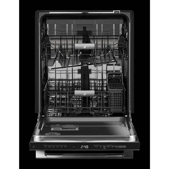 Jennair® RISE™ 24" Built-In Dishwasher with Precise Fit 3rd Rack for Cutlery with Plasma Coating, 39 dBA JDTS3924SL Jennair® RISE™ 24" Built-In Dishwasher with Precise Fit 3rd Rack for Cutlery with Plasma Coating, 39 dBA JDTS3924SL