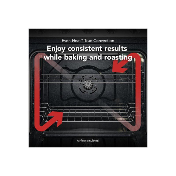 Kitchenaid® 5.0 Cu. Ft. Smart Freestanding Gas Range with Convection Cooking Modes KFGS530SPS
