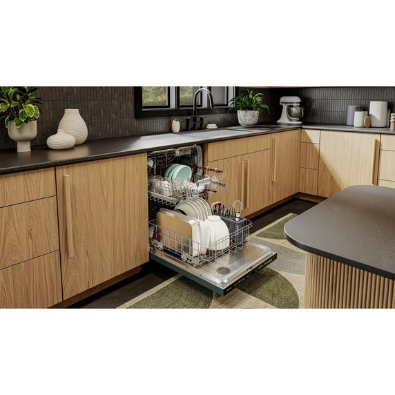 Kitchenaid® 360° Max Jets™ Third Rack Dishwasher with Advanced ProDry™ System, 44 dBA KDTS624SJP Kitchenaid® 360° Max Jets™ Third Rack Dishwasher with Advanced ProDry™ System, 44 dBA KDTS624SJP