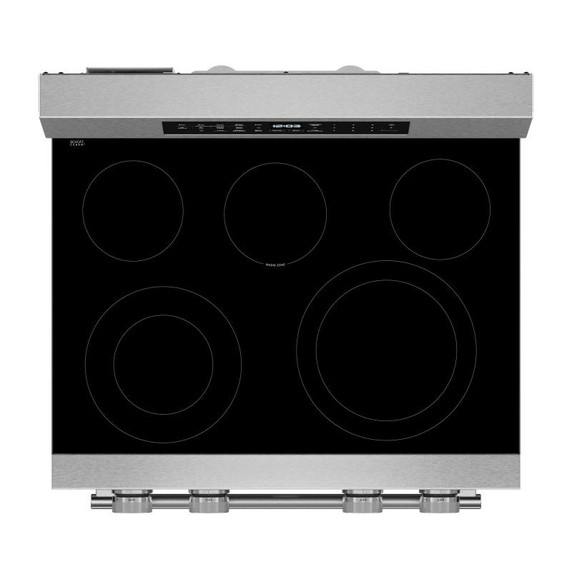 Kitchenaid® 5.3 Cu. Ft. Freestanding Electric Range with Convection Cooking Modes YKFES530SPS Kitchenaid® 5.3 Cu. Ft. Freestanding Electric Range with Convection Cooking Modes YKFES530SPS