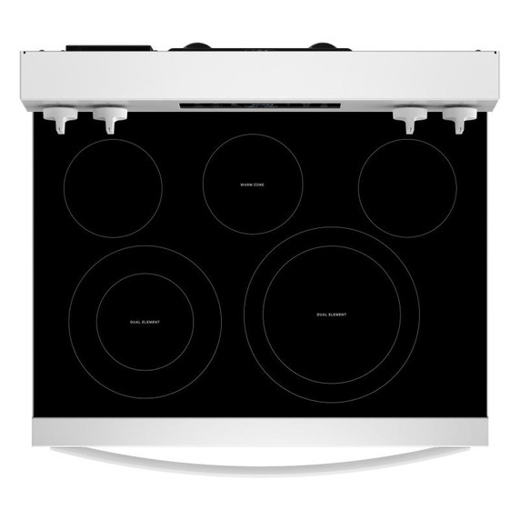Whirlpool® 30-inch Electric Range with Air Cooking Technology YWFES5730SW Whirlpool® 30-inch Electric Range with Air Cooking Technology YWFES5730SW