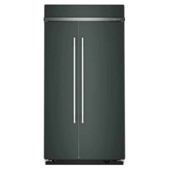 Kitchenaid® 25.5 Cu. Ft. 42" Built-In Side-by-Side Refrigerator with Platinum Interior KBSN742SJP