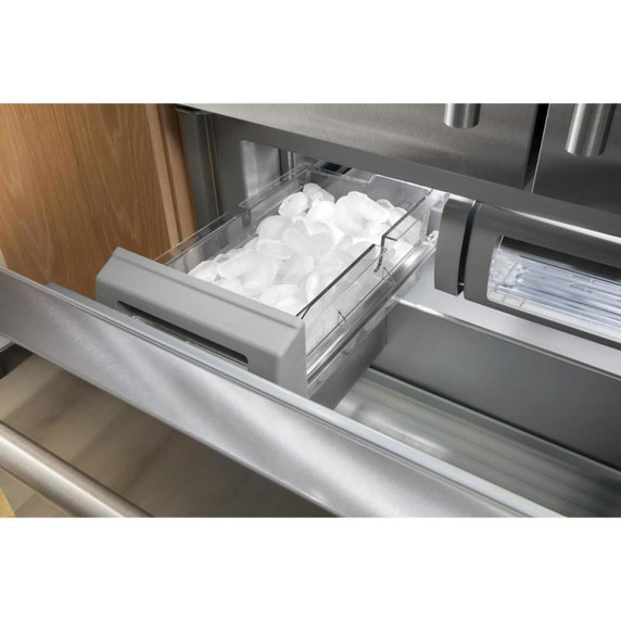 Kitchenaid® 20.8 Cu. Ft. 36" Built-In Bottom Mount Refrigerator with Platinum Interior KBBL336SPS