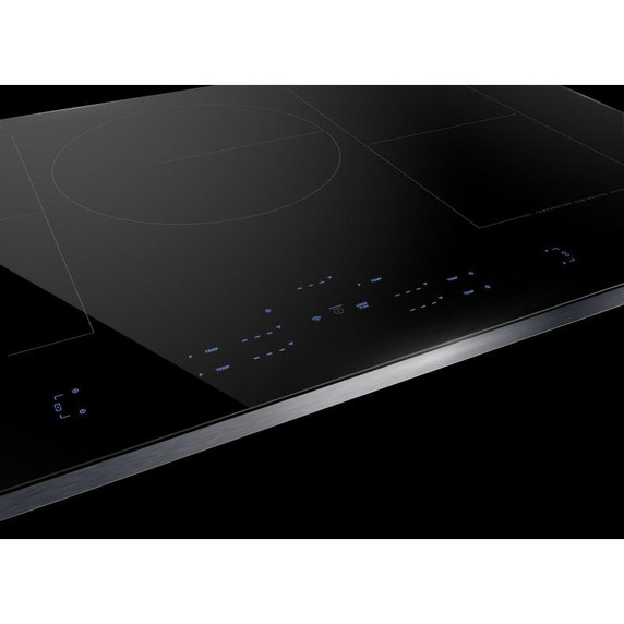Jennair® 36" Lustre Smart Induction Cooktop with Temperature-Controlled Cooking JICT736SS Jennair® 36" Lustre Smart Induction Cooktop with Temperature-Controlled Cooking JICT736SS
