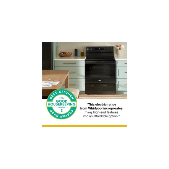 Whirlpool® 30-inch Electric Range with Steam Clean YWFES3330RB