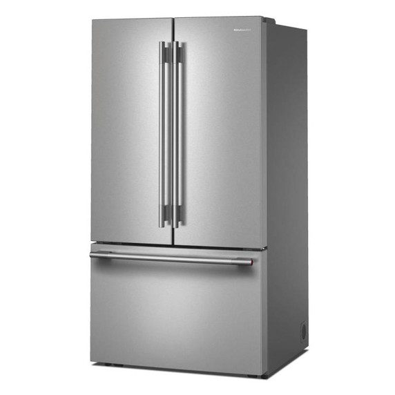 Kitchenaid® 31 cu. ft. French Door Refrigerator with Interior Water and Ice KRFF336SPS