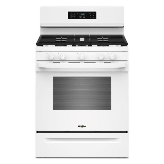 Whirlpool® 30-inch Gas Range with Air Cooking Technology and Steam Clean WFGS4530SW