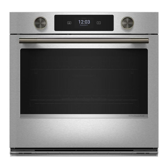 Kitchenaid® Smart Single Wall Oven with Assisted Cooking Modes KOES730SPS