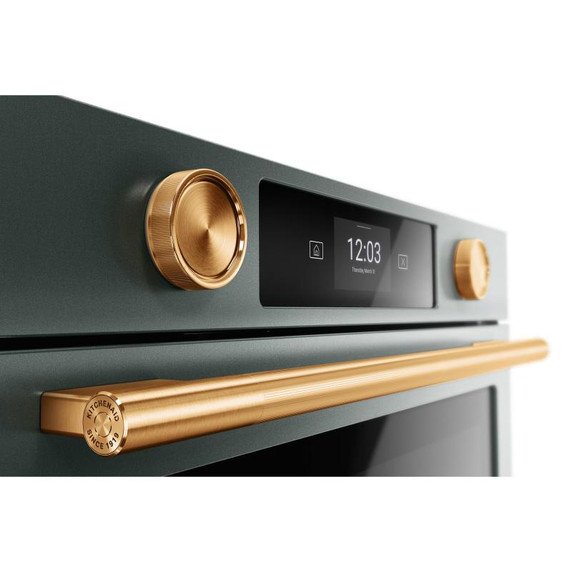 Kitchenaid® 30-inch Smart Electric Single Wall Oven with Assisted Cooking Modes - Juniper KOES730SJP