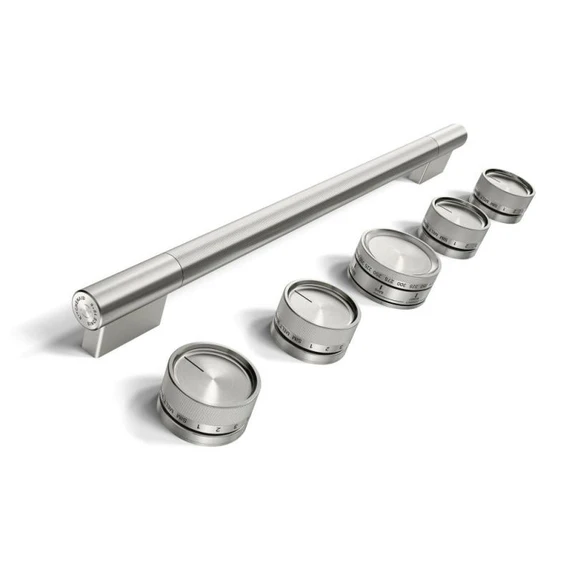 Stainless Steel Handle and Knob Hardware Accessory Kit for KitchenAid® 30" Commercial-Style Induction Range W11774736